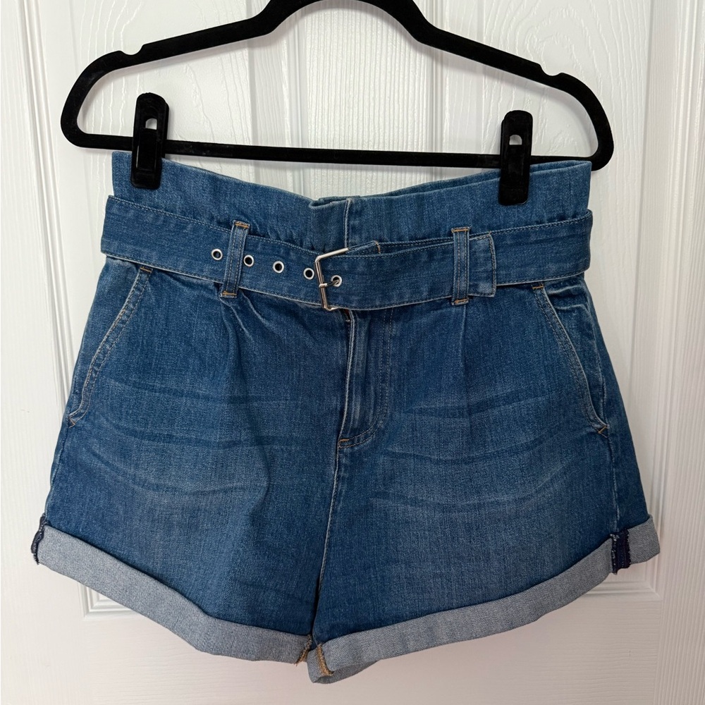 Alice + Olivia Denim Blue Women's Shorts